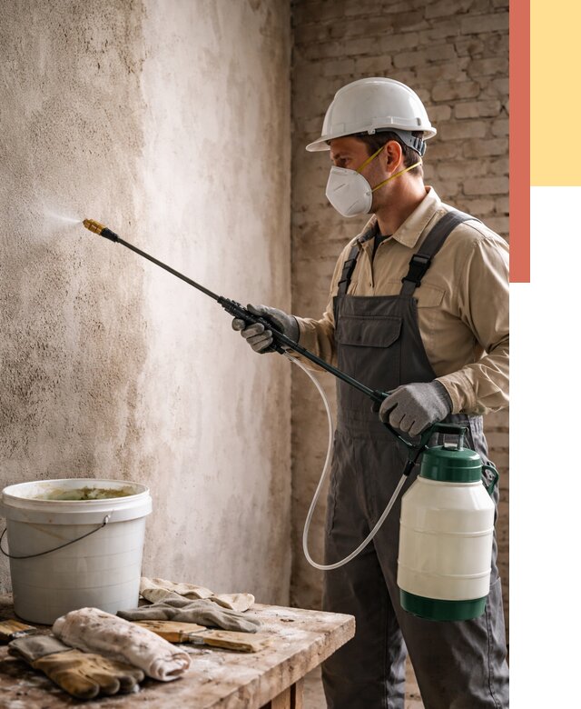 Антисептическая обработка стен в Кстово от 1222 руб. — быстро и недорого | ОТДЕЛОЧНИК-Ксв