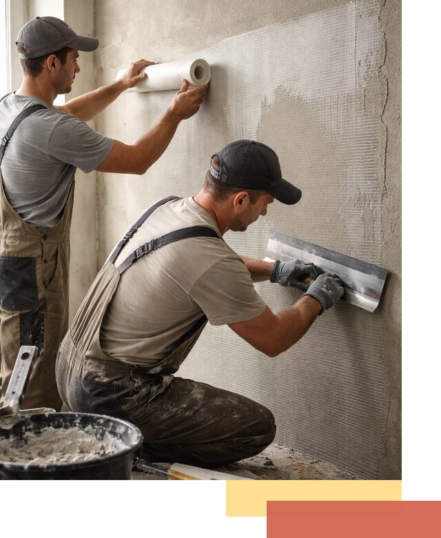 Армирование стен стеклосеткой в Кстово для прочной отделки