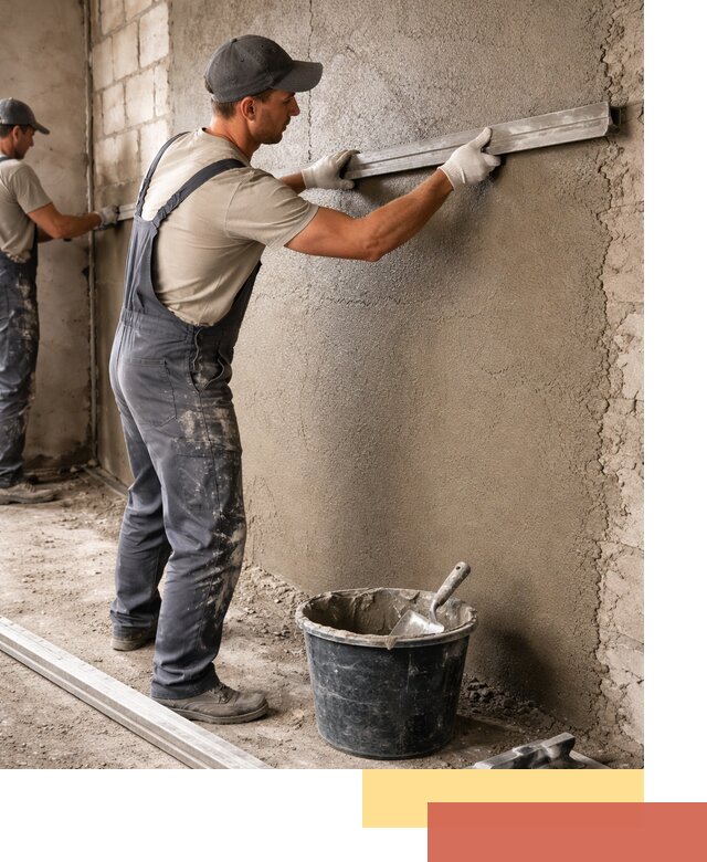 Штукатурка стен цементно-песчаная в Кстово профессионально
