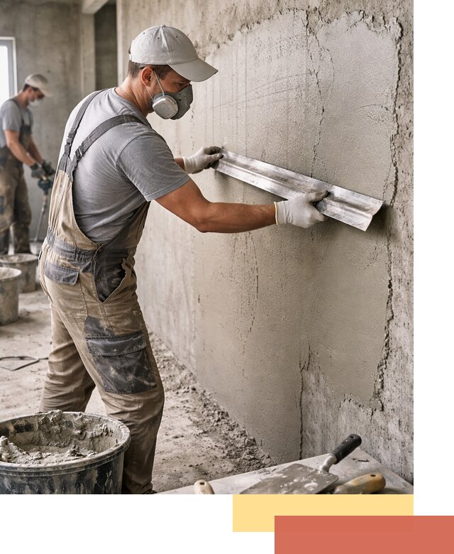 Штукатурка бетонных стен в Кстово качественно и долговечно