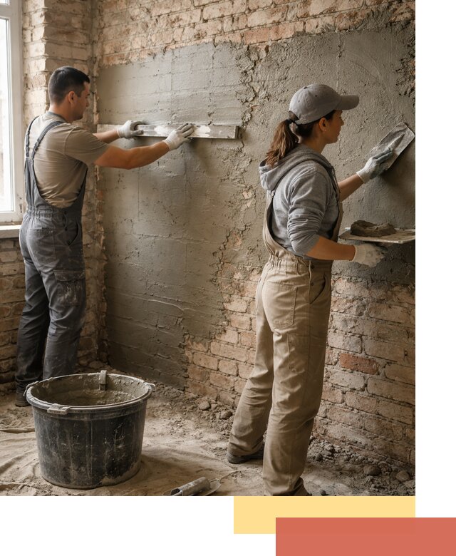 Штукатурка кирпичных стен в Кстово — качественно и надежно