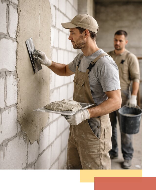 Штукатурка стен из газобетона в Кстово под ключ