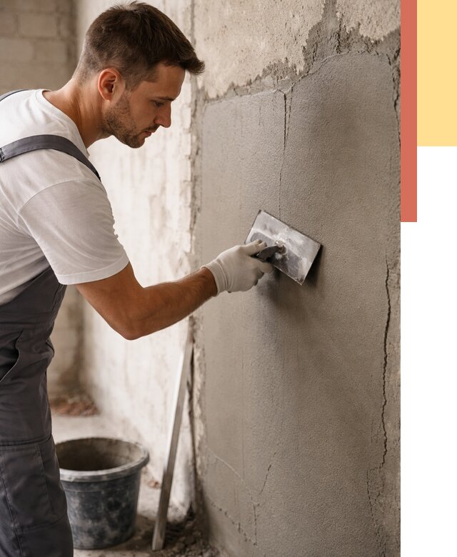 Штукатурка стен под плитку в Кстово от 4277 руб./м2 — выравнивание под плитку | ОТДЕЛОЧНИК-Ксв