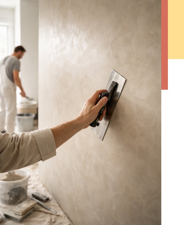 Венецианская штукатурка в Кстово от 3564 руб/м² — нанесение стен под ключ | ОТДЕЛОЧНИК-Ксв