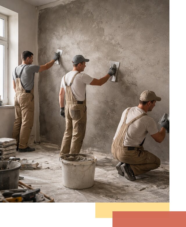 Декоративная штукатурка под бетон в Кстово для стен и потолков