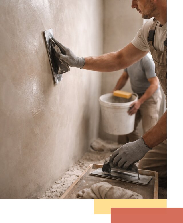 Нанесение марокканской штукатурки таделакт в Кстово
