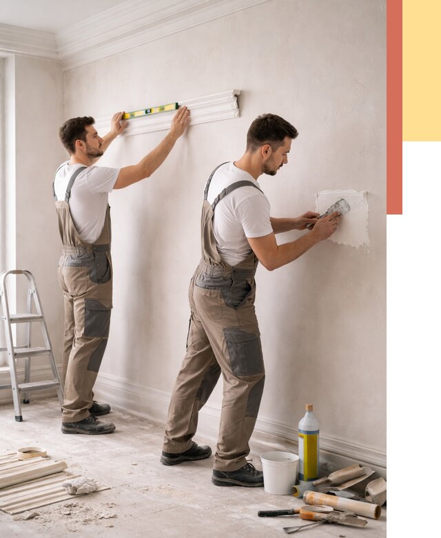 Монтаж лепнины на стены в Кстово от 4583 руб. — недорого, быстро | ОТДЕЛОЧНИК-Ксв