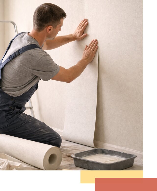 Поклейка флизелиновых обоев в Кстово качественно и быстро