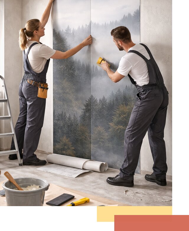 Поклейка фотообоев профессионально в Кстово под ключ