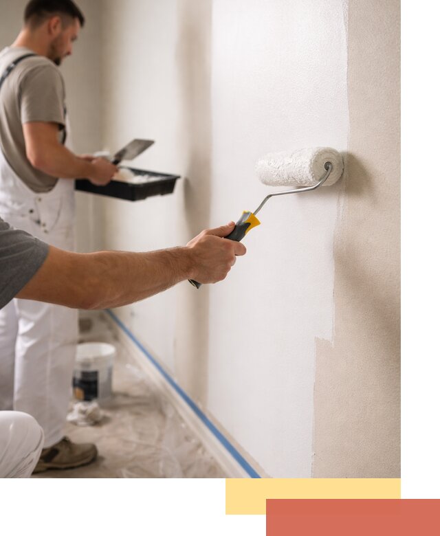 Покраска стен акриловой краской профессионально в Кстово