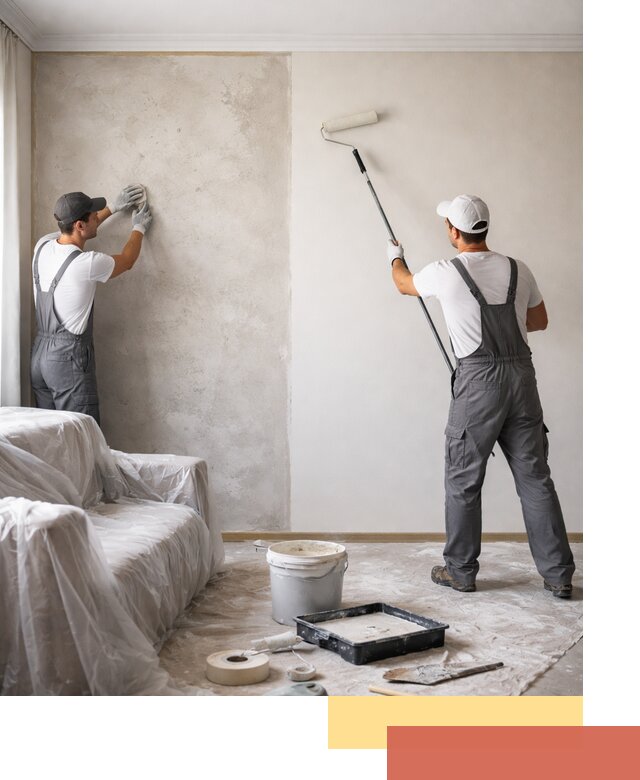 Покраска стен антивандальной краской в Кстово