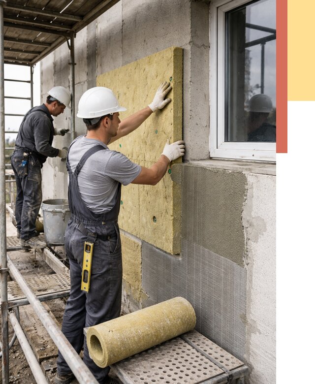 Утепление стен в Кстово от 4379 руб. под ключ — быстро и недорого | ОТДЕЛОЧНИК-Ксв