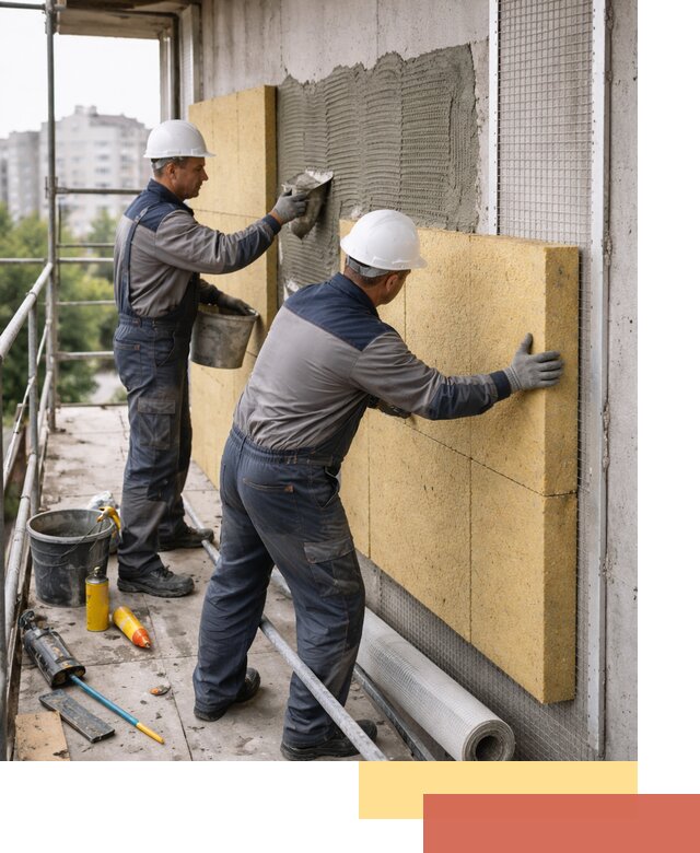 Утепление стен зданий и домов в Кстово качественно и надежно