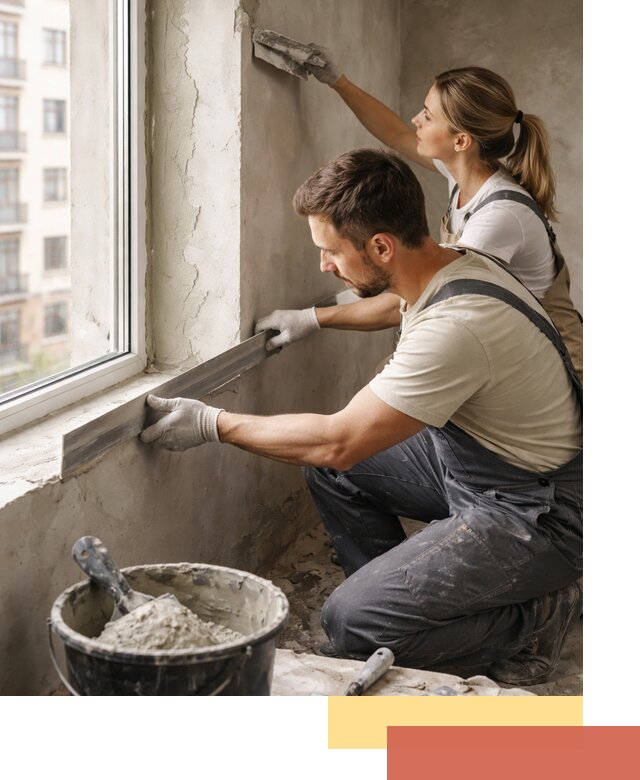 Штукатурка откосов дверей и окон профессионально в Кстово