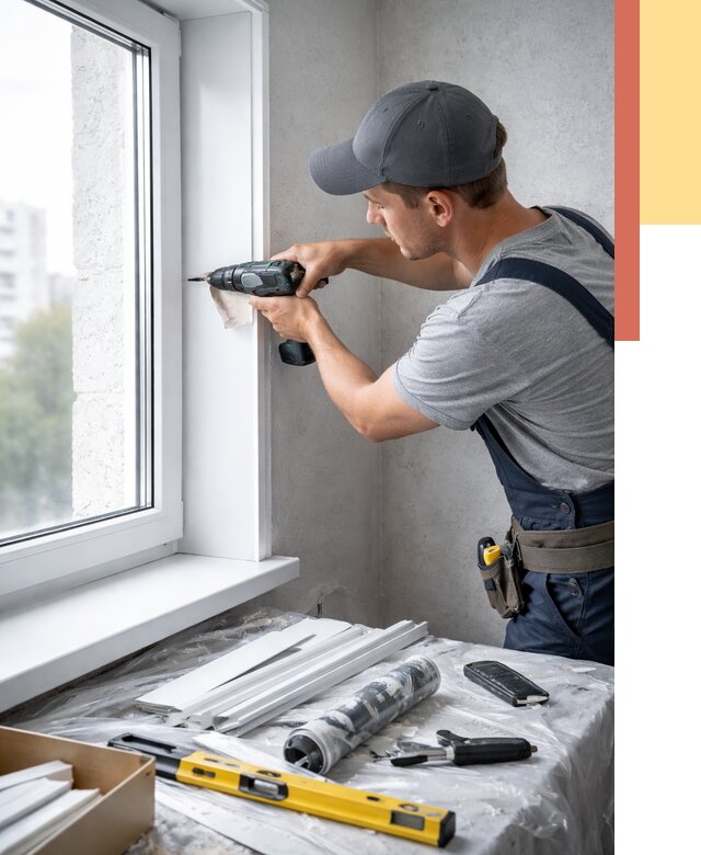 Установка пластиковых откосов в Кстово от 2291 руб. | ОТДЕЛОЧНИК-Ксв монтаж, быстро и недорого