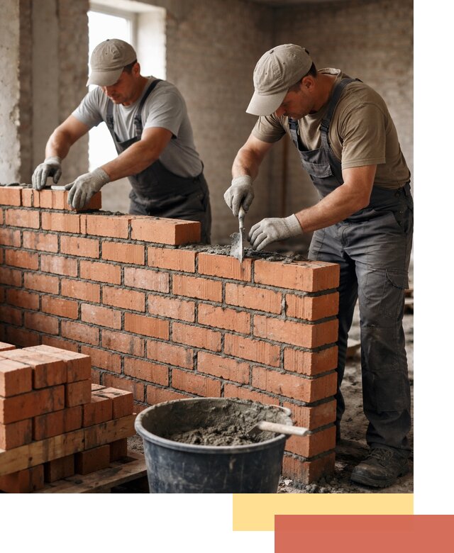 Кладка кирпичных перегородок под ключ в Кстово