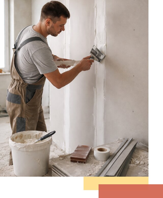 Шпаклевка перегородок из гипсокартона в Кстово качественно и быстро