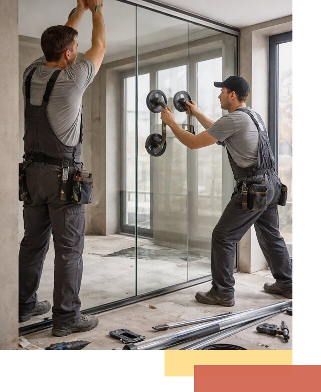 Цельностеклянные перегородки под ключ в Кстово