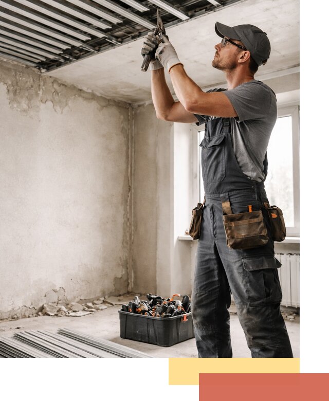 Демонтаж реечного потолка в Кстово быстро и аккуратно