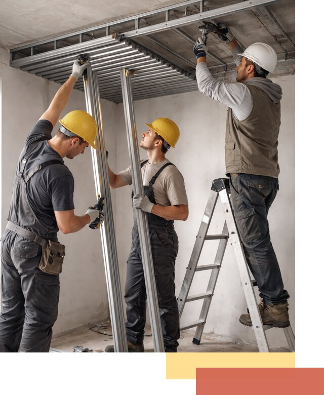 Монтаж реечного потолка под ключ в Кстово