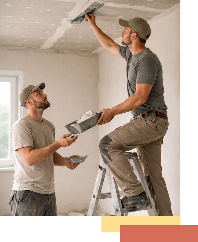 Шпаклевка потолка из гипсокартона в Кстово качественно и быстро