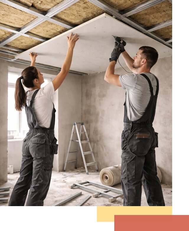 Звукоизоляция потолка из ГКЛ в Кстово профессионально и надежно