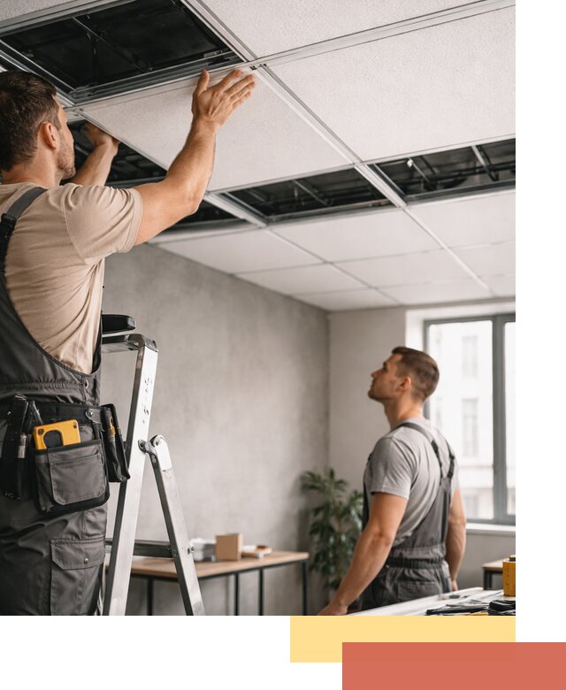 Монтаж потолочной плитки в Кстово качественно и в срок