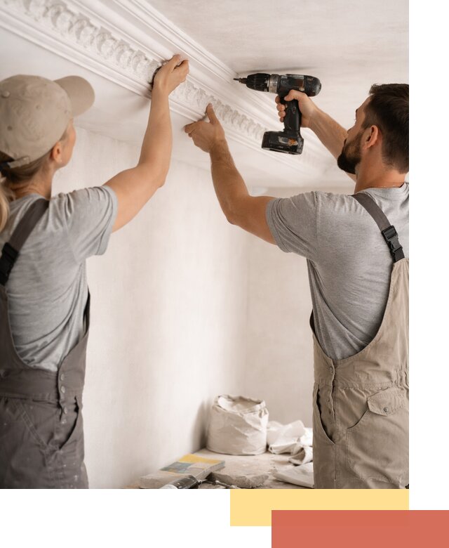 Профессиональный монтаж лепнины на потолок в Кстово