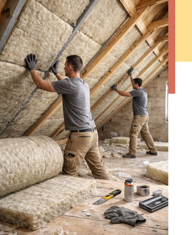 Утепление потолка минватой в Кстово от 1477 руб. — быстро и недорого | ОТДЕЛОЧНИК-Ксв