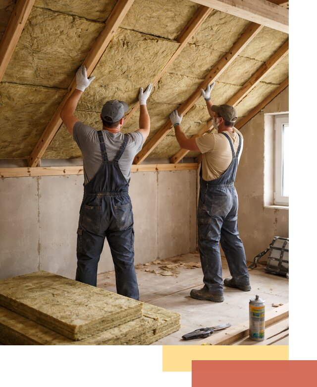 Утепление потолка минеральной ватой в Кстово