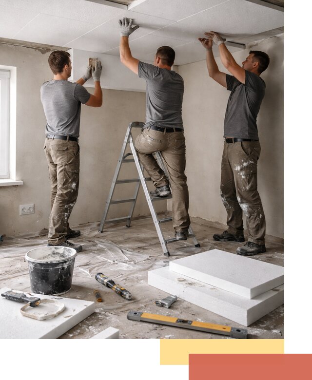 Утепление потолка пенопластом в Кстово быстро и качественно