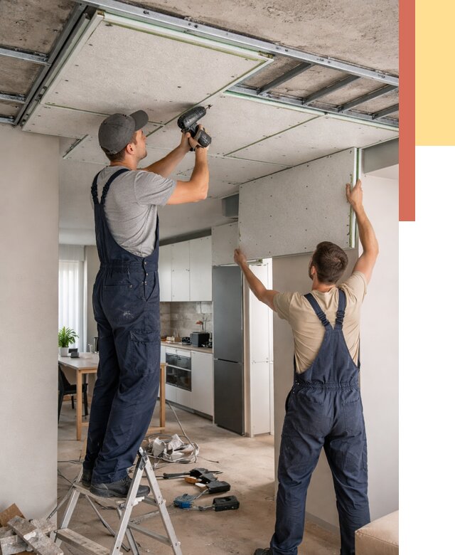 Шумоизоляция потолка панелями зипс в Кстово от 1884 руб. под ключ | ОТДЕЛОЧНИК-Ксв